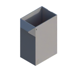 Render of MODULITH 115 Classic Drawer - 1W-3H